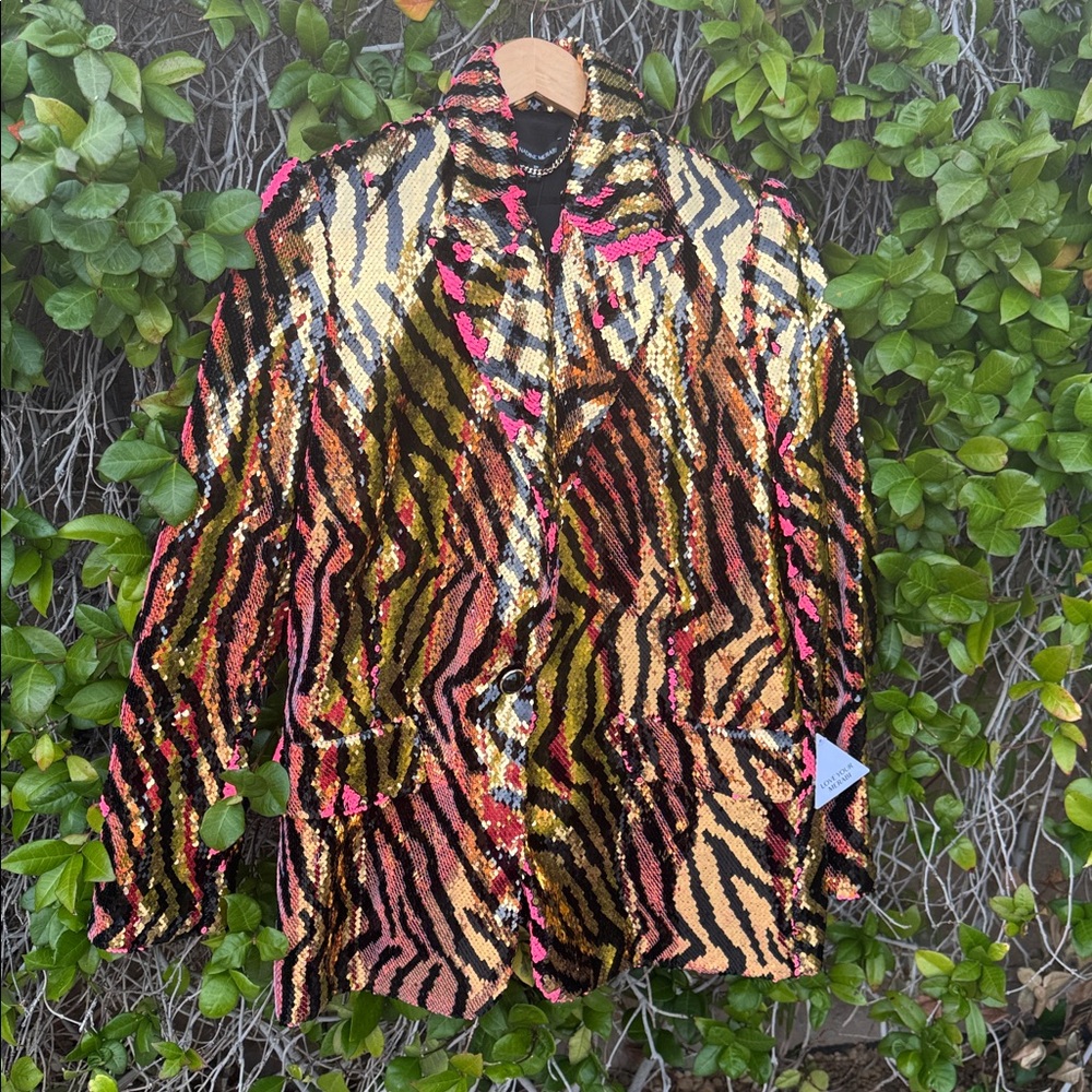 Nadine Merabi | Kendra Suit Blazer Size Sm NWT - Picture 4 of 7